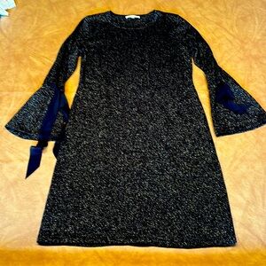 RSVP by Talbots Black and Silver Dress Size SP